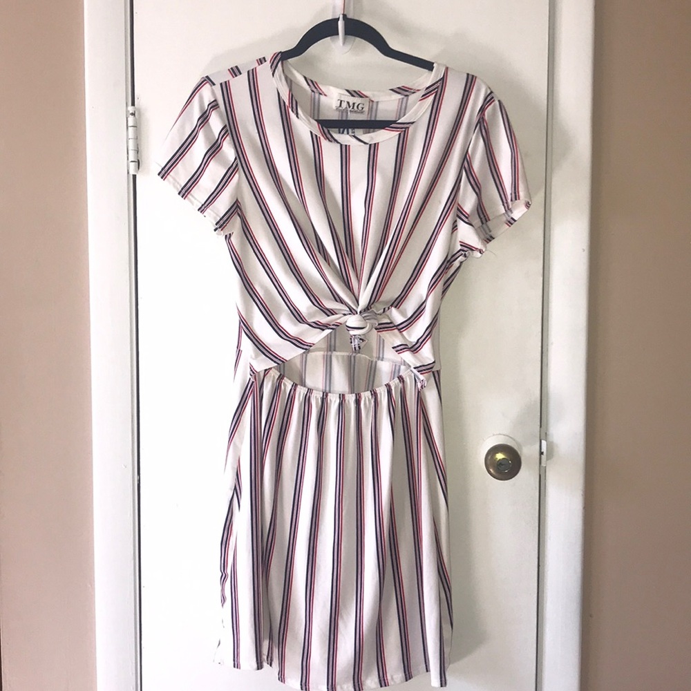 Open midriff sun dress
